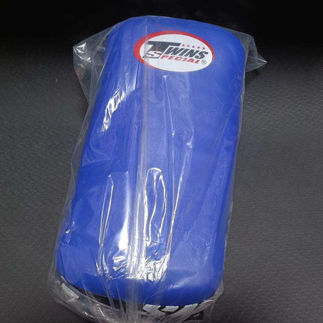 正規品 TWINS ツインズ キックミット Lサイズ ブルー 本革製 1つ売り