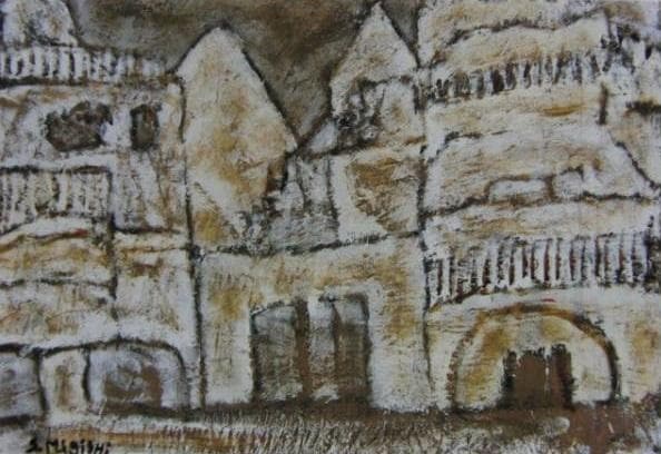 三岸節子、【カダケス】、希少な大判額装用画集より、美品、新品額装付