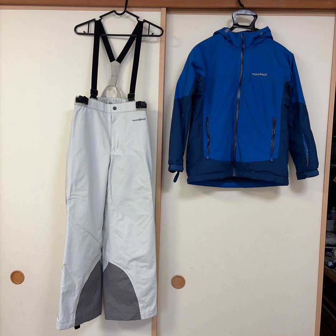 mont-bell 子ども用スキーウェアセット