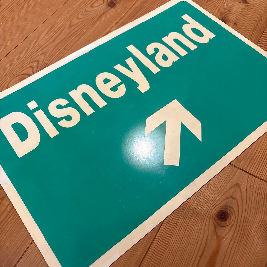 USA ディズニーランド　ストアディスプレイ　看板　ロードサイン アメトイ