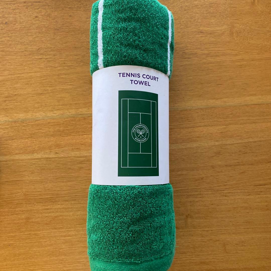 ウィンブルドンテニスコートタオル Wimbledon Tennis Court