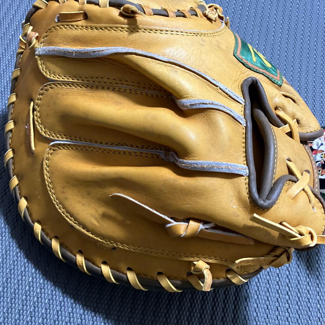 美津和タイガー　当時物　少年軟式野球用キャッチャーミット　未使用