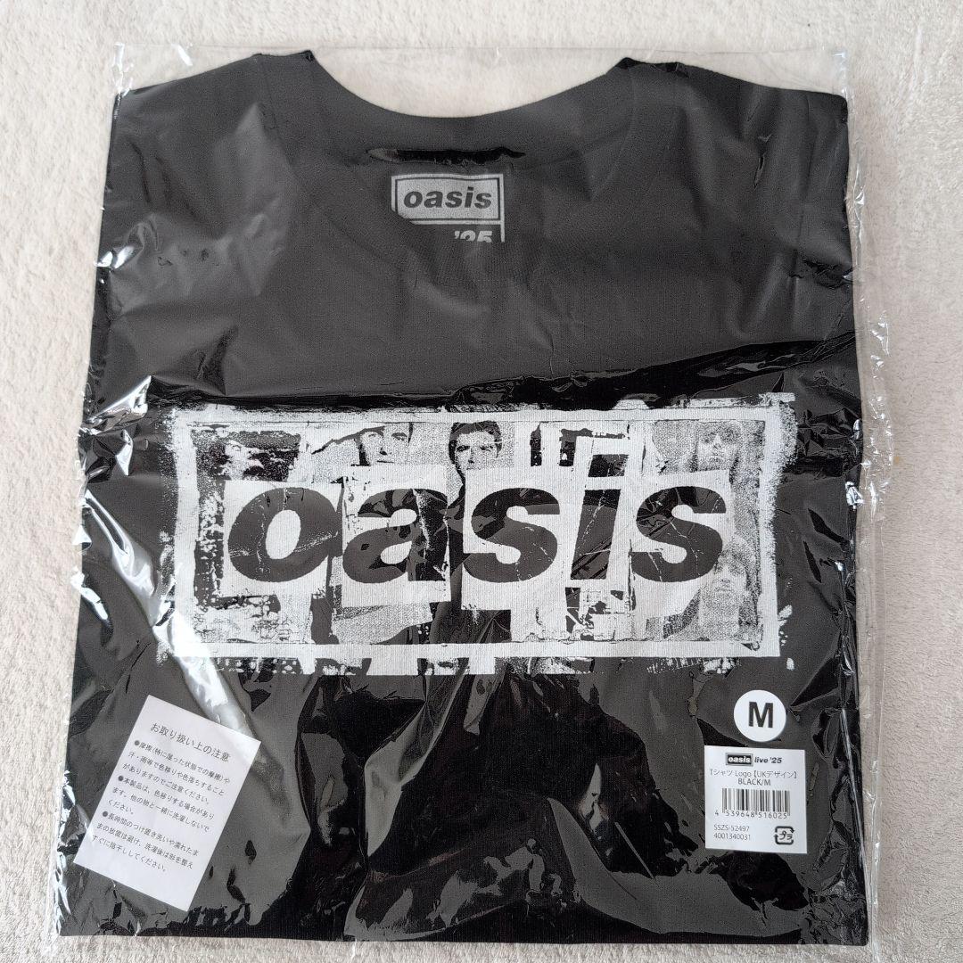 oasis グラフィックプリント Tシャツ Mサイズ 黒