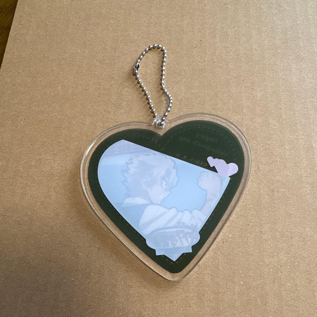 鬼滅の刃 キメツ学園物語 バレンタイン編 ハート型アクリルチャーム 不死川実弥