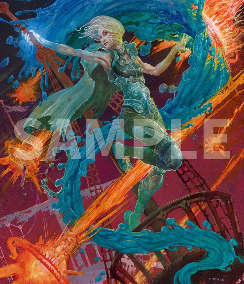 MTG 意志の力 キャンバスアート 大 マジック大戦祭