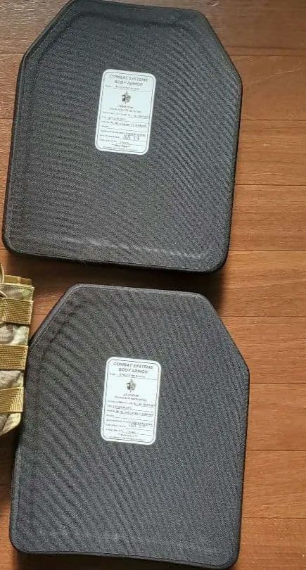 NIJ レベル4 防弾プレート 2枚