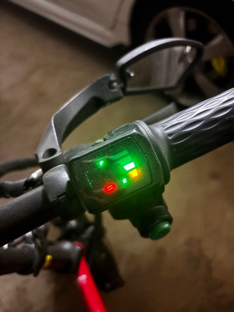 赤の電動アシスト自転車　東京　引き取り