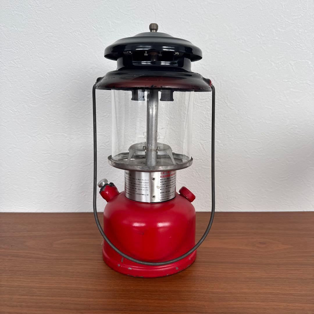 コールマン 282 ツーマントル ガソリンランタン USA製 赤 Coleman