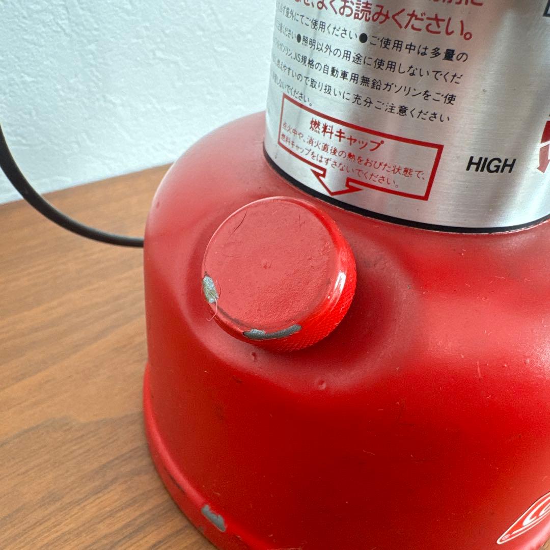 コールマン 282 ツーマントル ガソリンランタン USA製 赤 Coleman