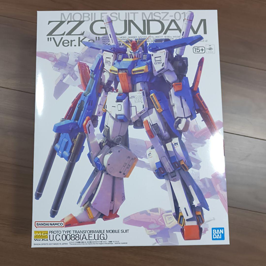 MG ZZ GUNDAM Ver.Ka 1/100 ZZガンダム　カトキ