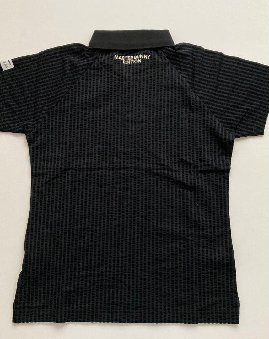 Sサイズ　新品17600円　マスターバニー　サッカー地　ポロシャツ　黒