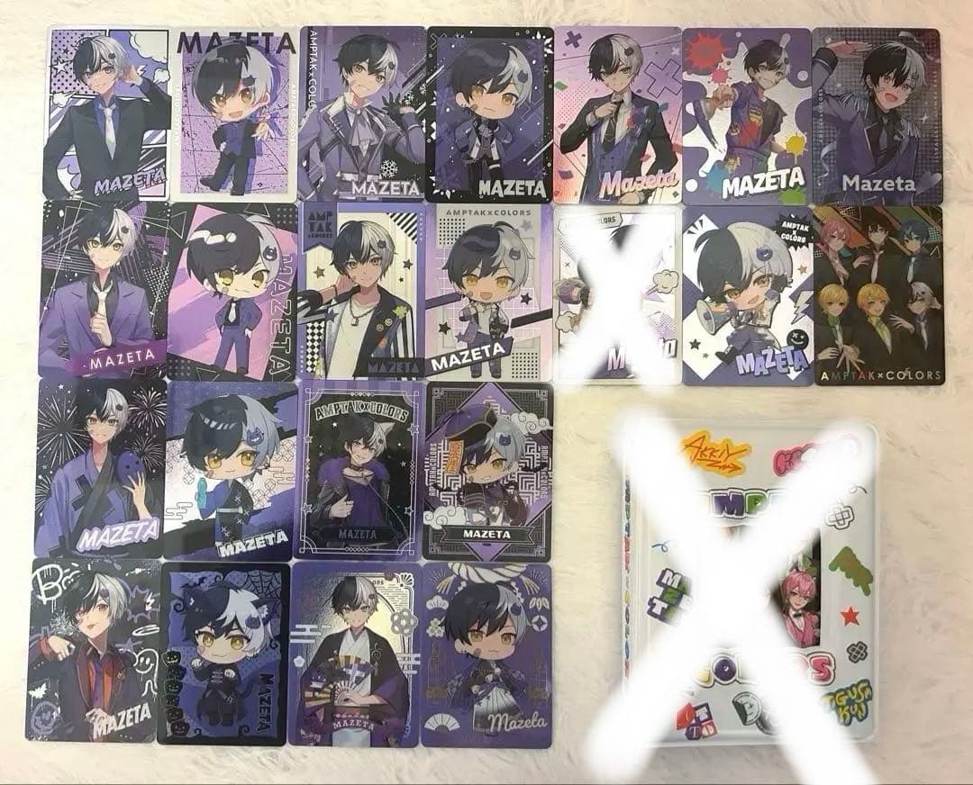 まぜ太 コレクションカード コレクトブック まとめ売り アンプタックカラーズ