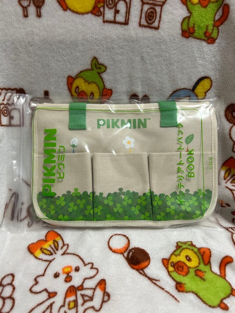 ピクミン　ぬいぐるみポーチBOOK インテリアトートバッグ BOOK 4点セット