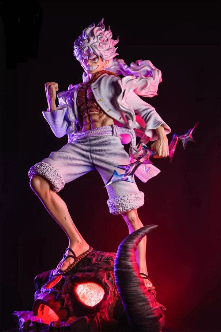 【新品】数量限定 ワンピース ルフィ ニカ 80cm フィギュア ガレージキット