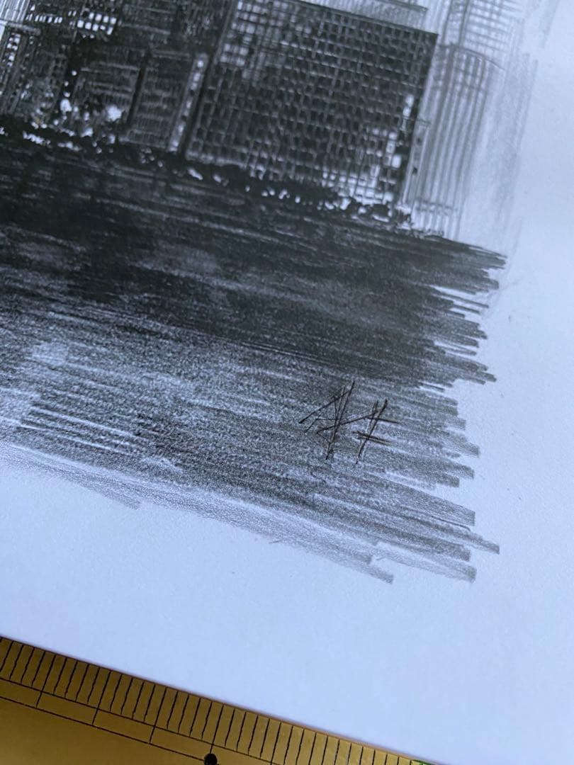 NY 自由の女神　えんぴつ画