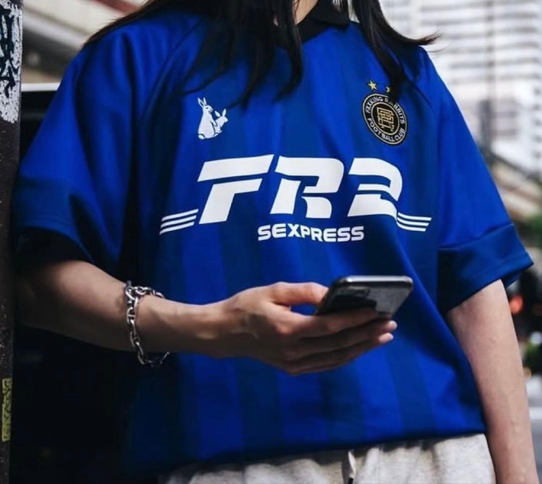 FR2 GAME shirt BLUE Lサイズ