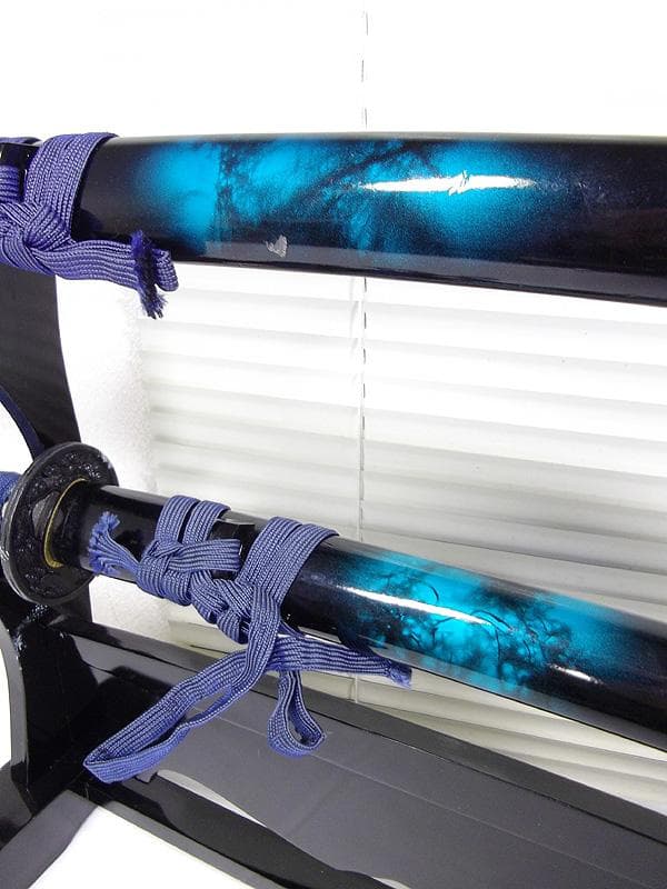 模造刀　陣太刀　大小刀　マーブル鞘