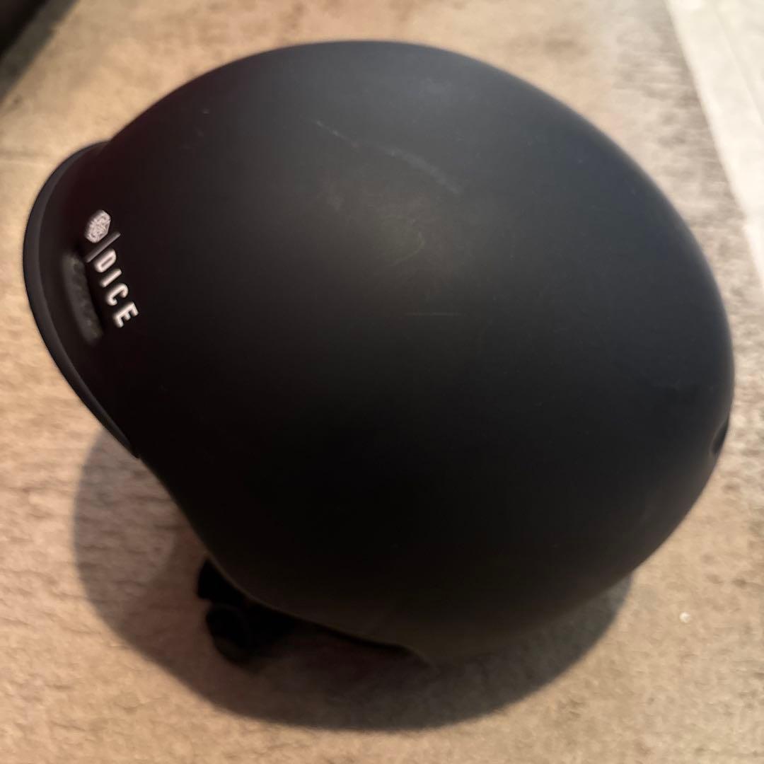 DICE ヘルメット　軽量モデル D6 LXL MBK