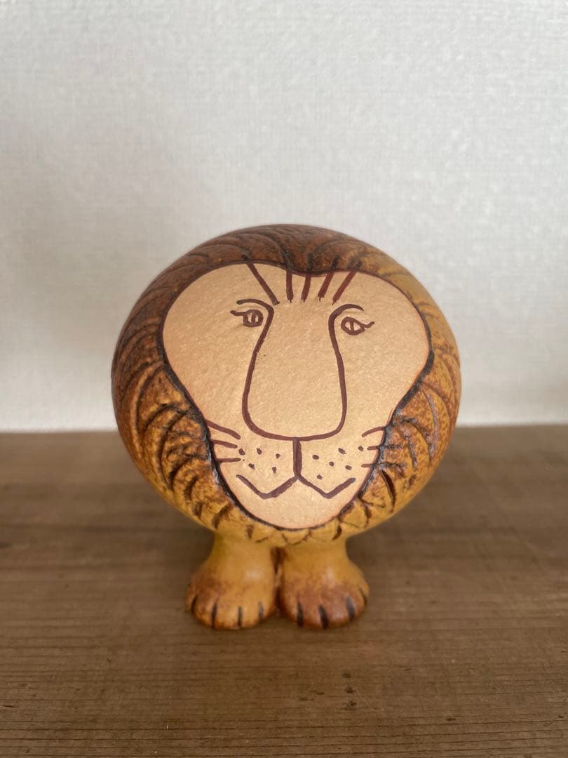 ◆リサラーソン　ライオン陶器　置物　3点セット◆北欧雑貨