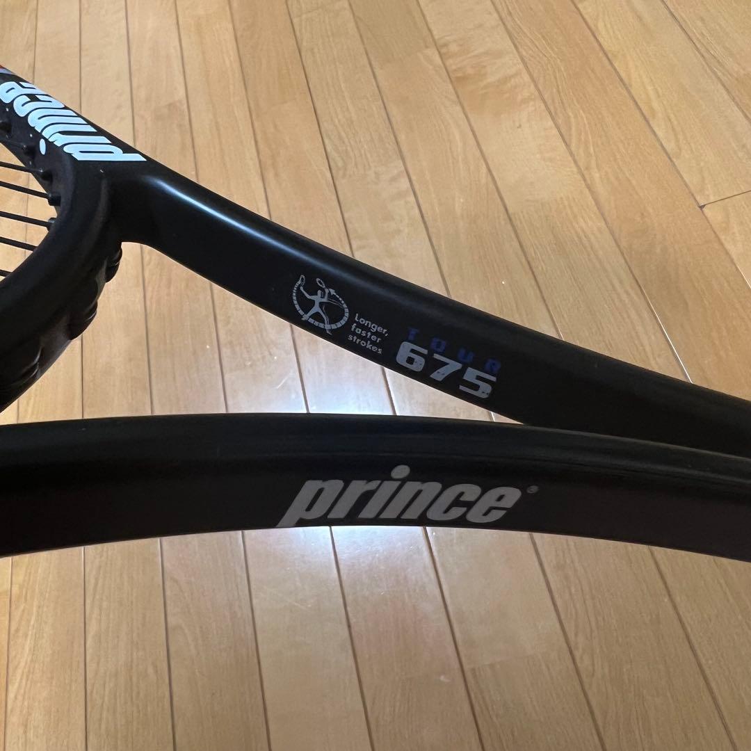 プリンス TOUR DIABLO 675 硬式テニスラケット グリップ2 美品