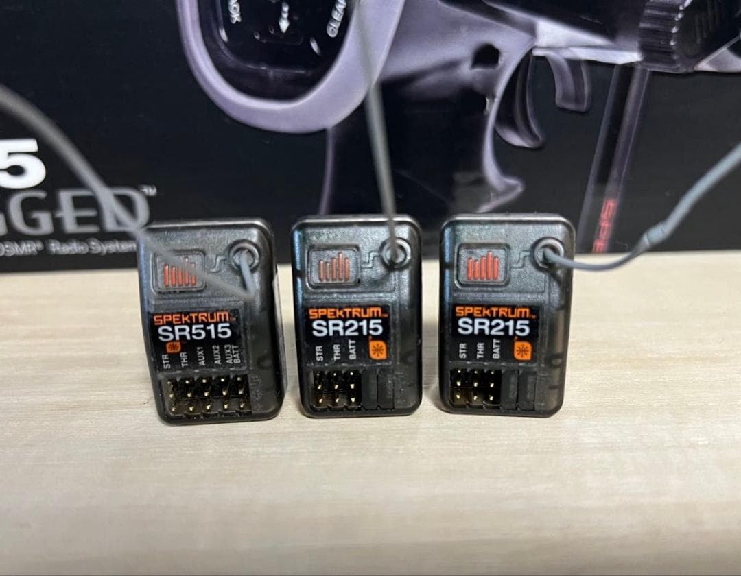 Spektrum RC DX5 Rugged プロポ レシーバー3つ付き