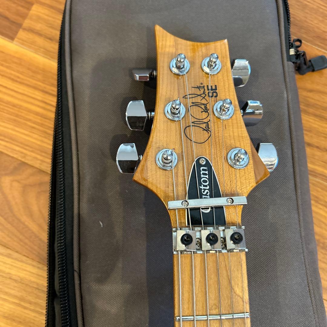 PRS SE エレキギター グレー ギグバッグ付き
