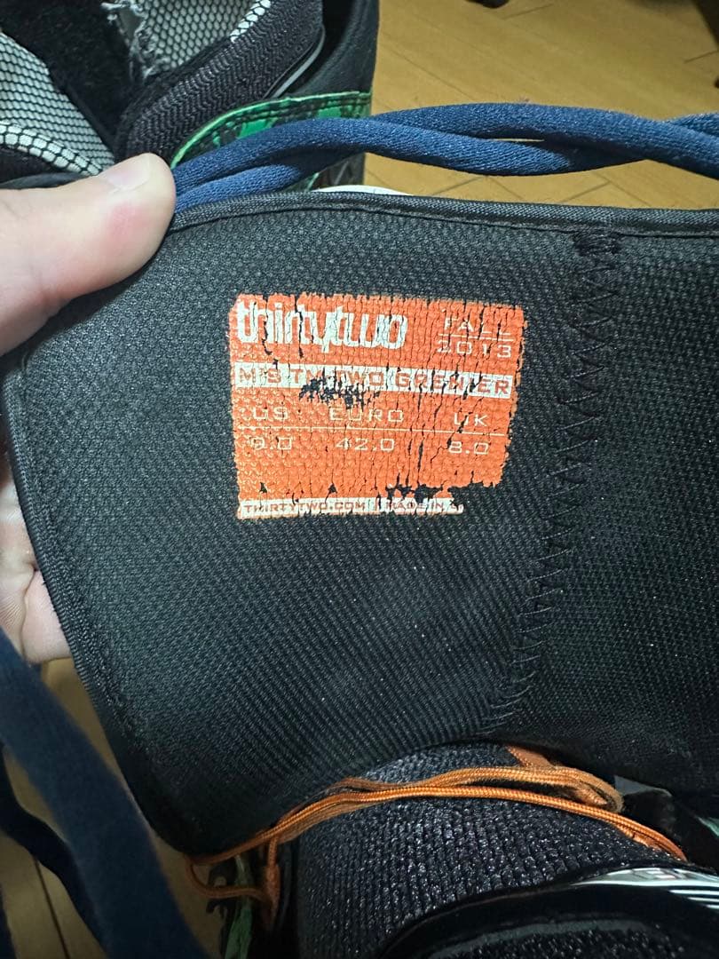 Thirtytwo スノーボードブーツ グリーンブラック us 9.0