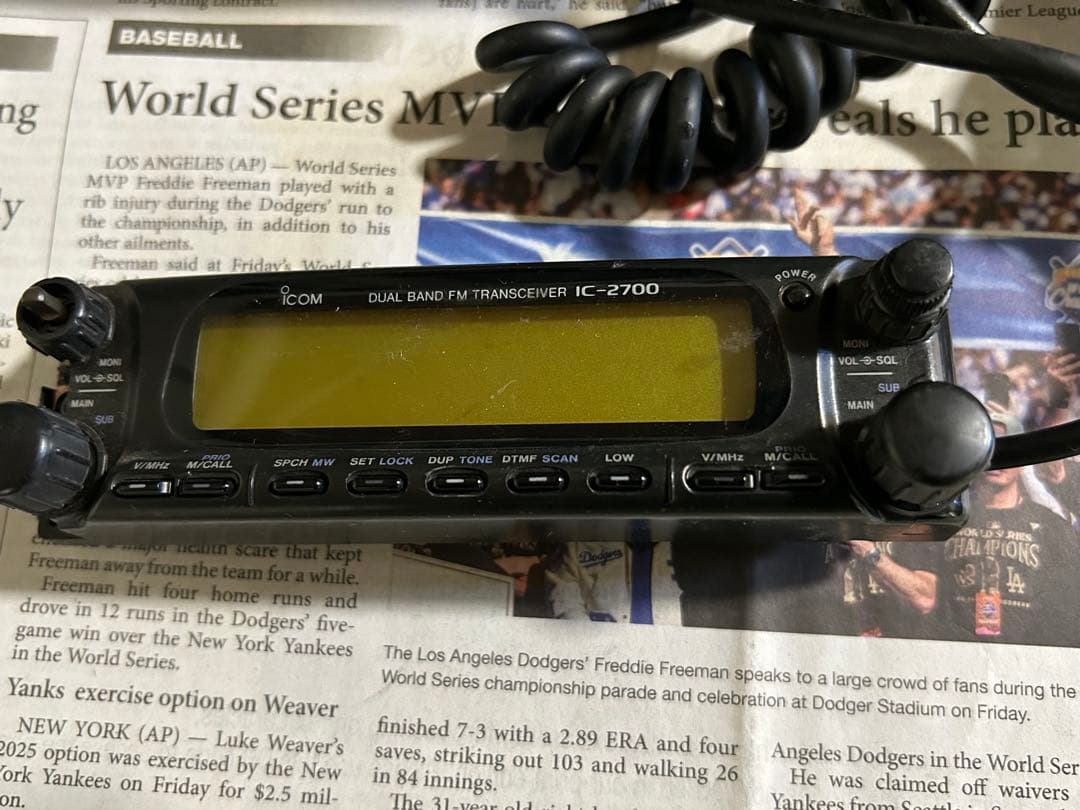 無線機まとめて(コールサインステッカー付き)