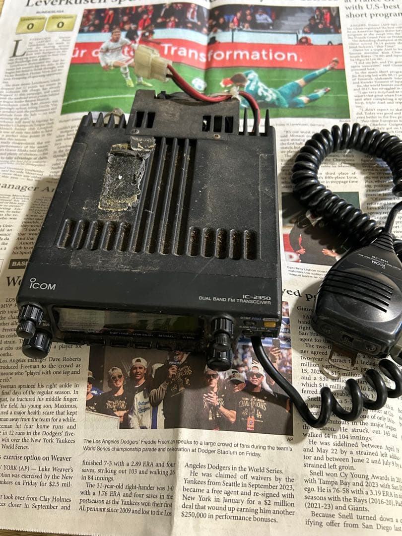 無線機まとめて(コールサインステッカー付き)