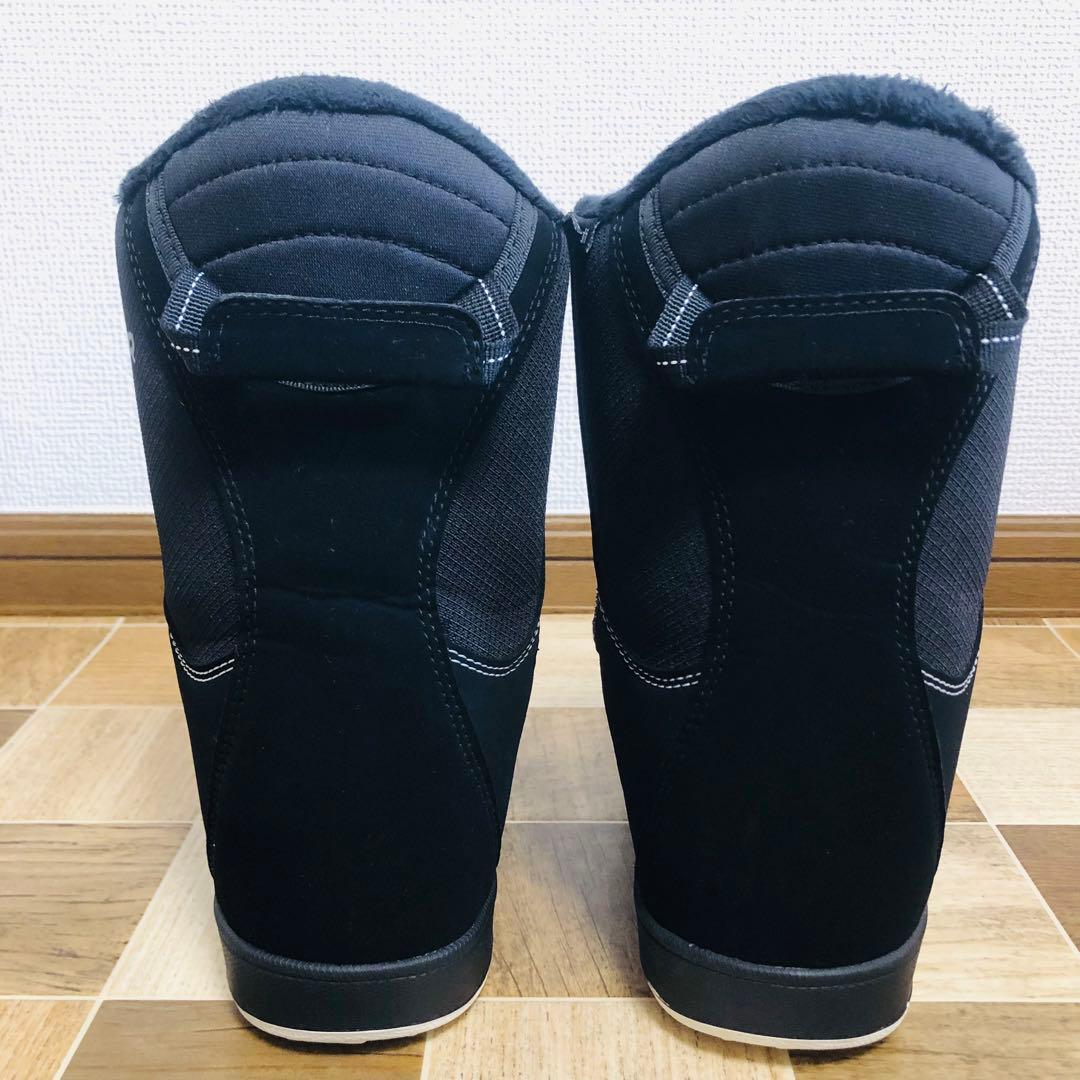 【美品】HEAD スノーボードブーツ JR ブラック 22.5/23.5