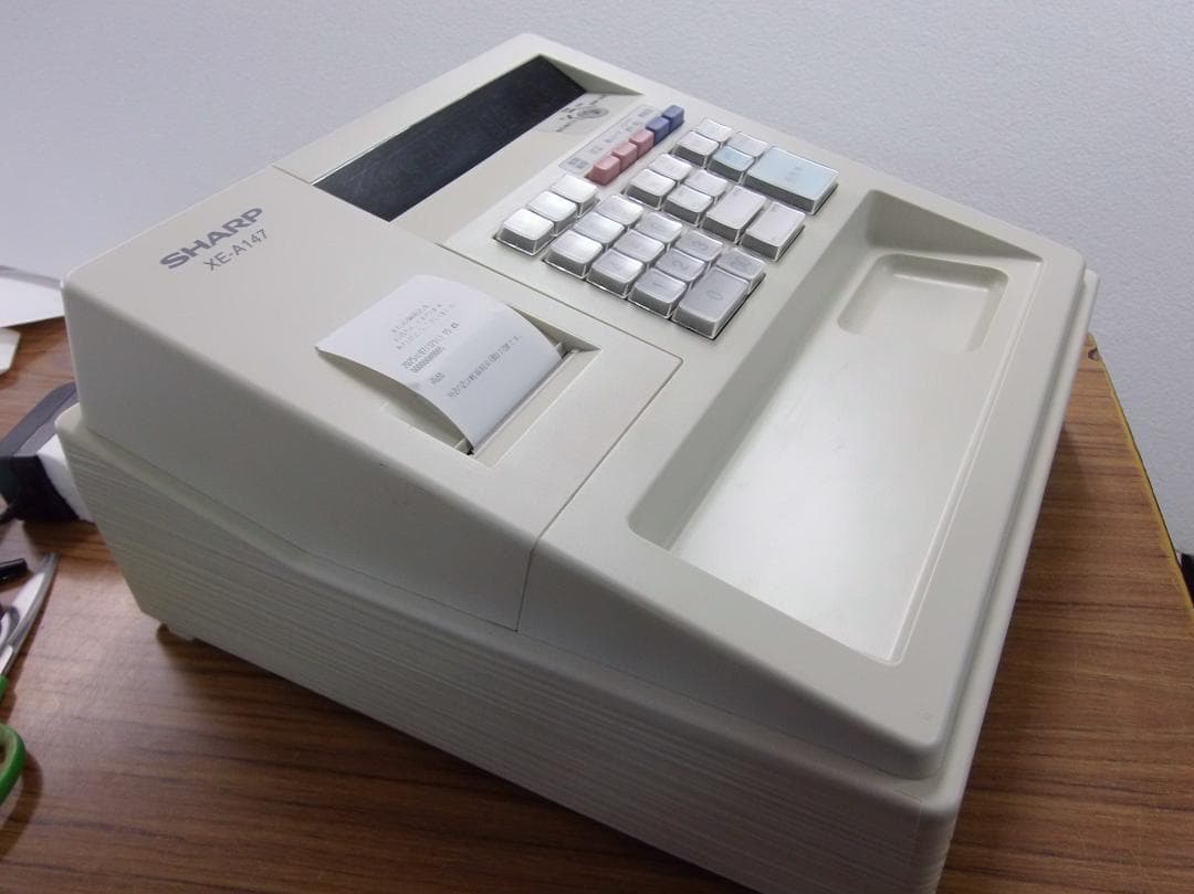 設定無料 シャープXE-A147-W レジスター 軽減税率対応 250721-2
