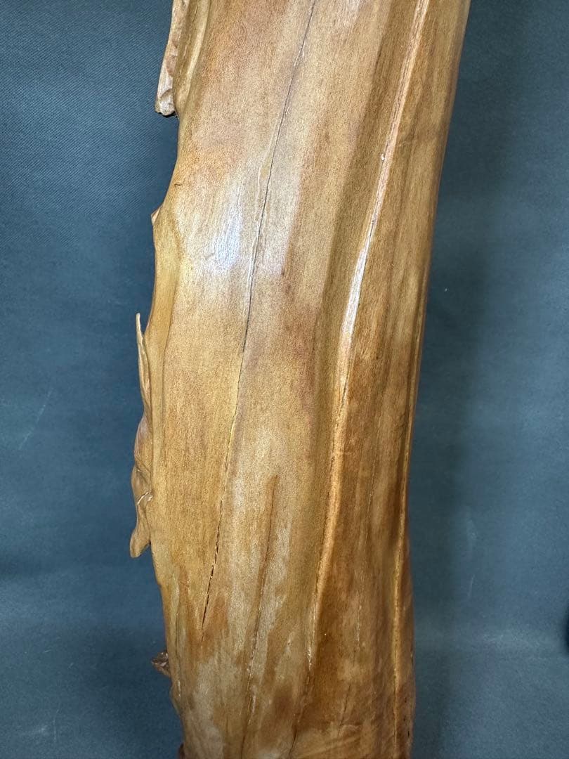 白檀　観音　木彫り　仏教美術　仏像 骨董 仏教　密教　置物アンティーク