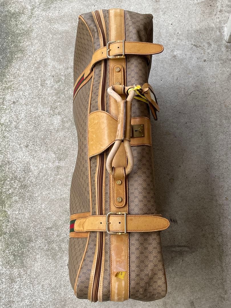 【希少品】オールドグッチ シェリーライン GGスプリーム トラベルバッグ