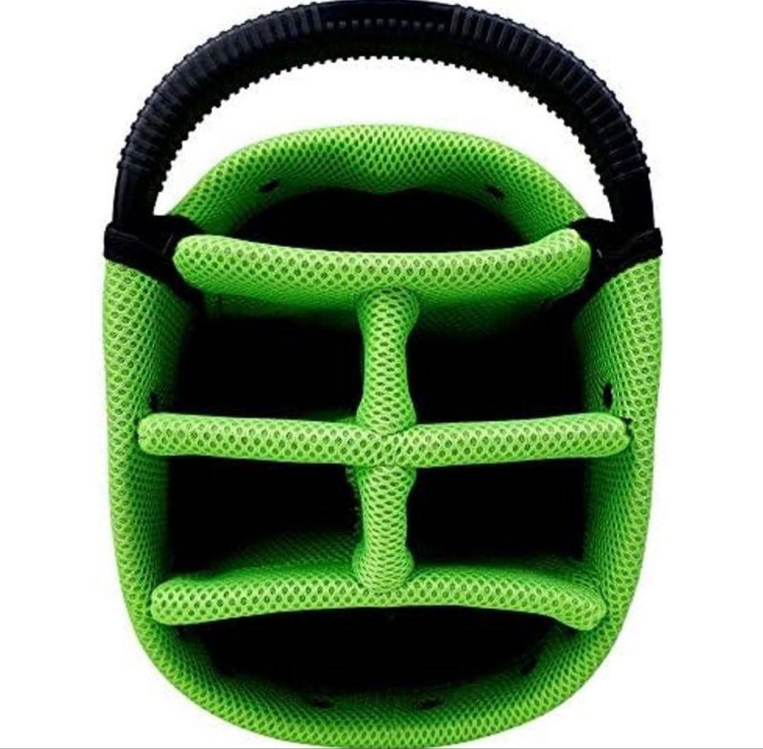 新品　LNJAYA キャディバッグ グレー/グリーン