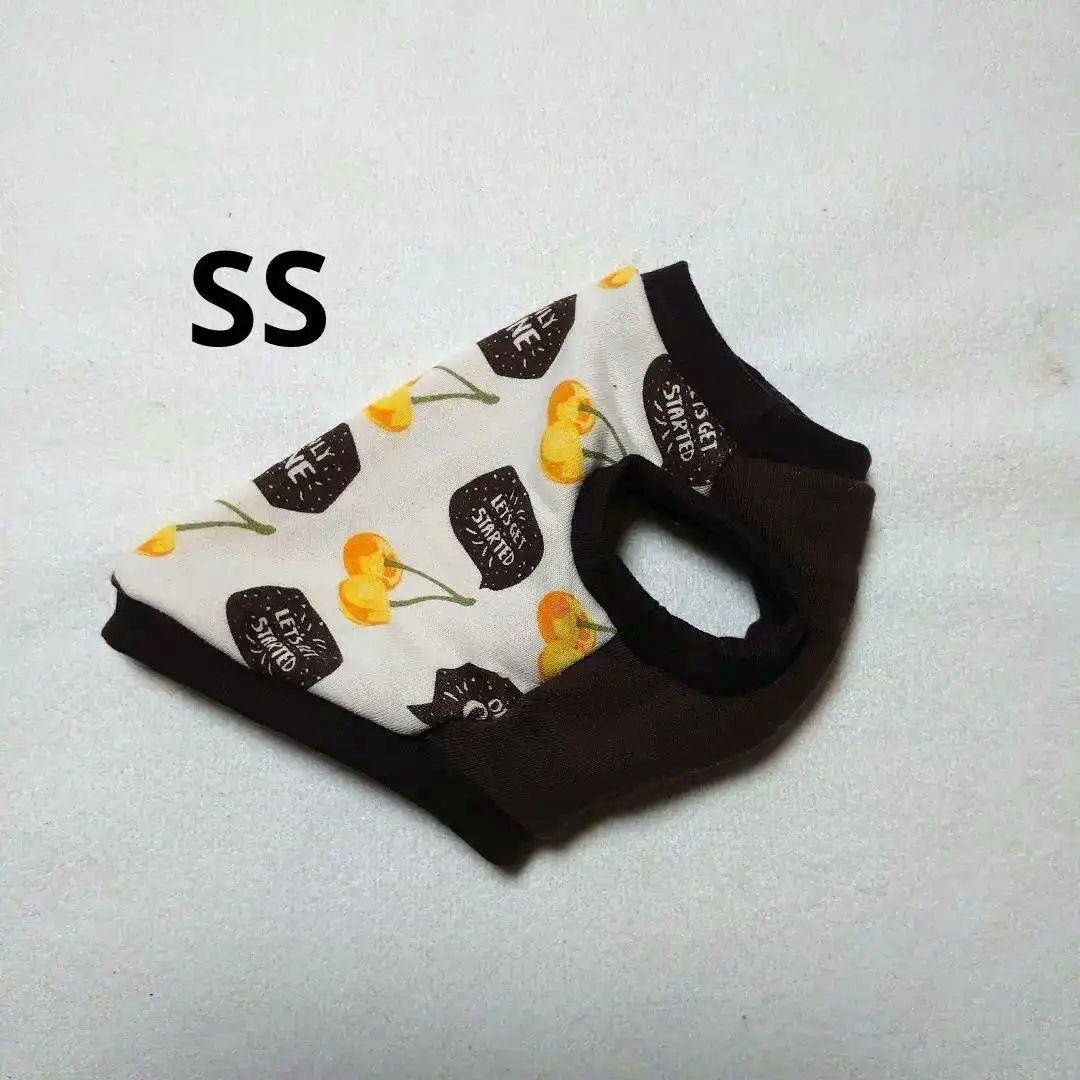 犬服 SS わんこの普段着　黄色いさくらんぼ