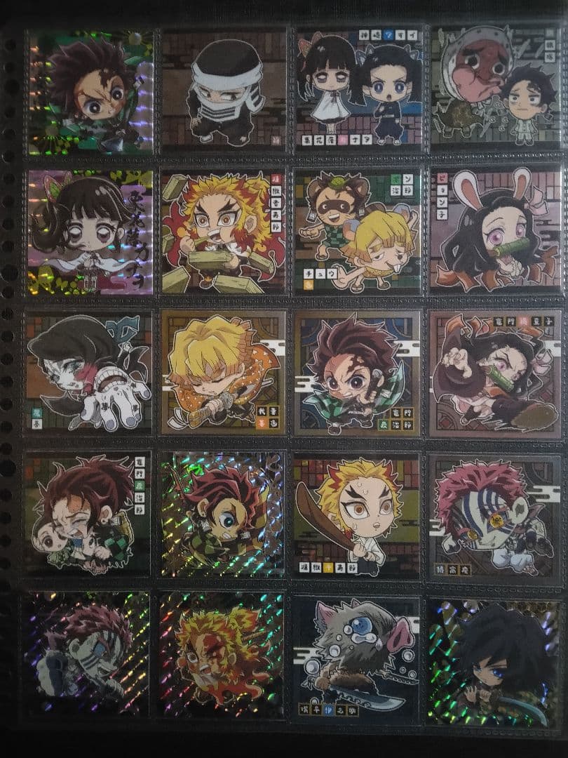 鬼滅の刃シールウエハース　1-8弾　開封済み　231枚