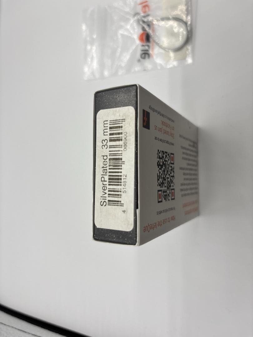 新品未開封　リーフレック　シルバー　 33mm