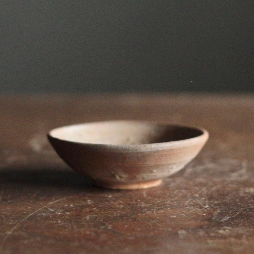 赤あがり 李朝 平盃 朝鮮美術 古美術 古道具 アンティーク 盃 ぐい呑み