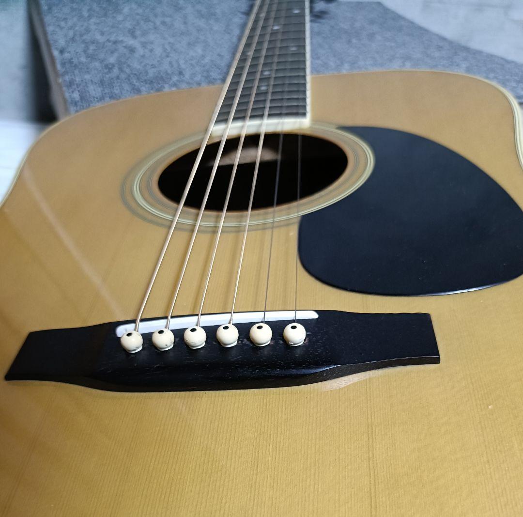 Morrisアコースティクギター、W-20 新弦に張り替えてます！