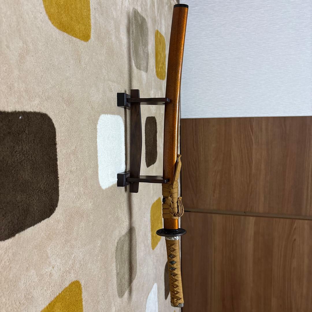 模造刀　全長70センチ　全長100センチ 刀2本　プラス　刀置きセット