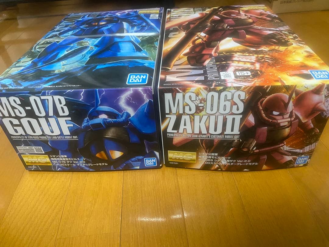 【16時迄当日発送】 MGグフver.2.0&シャア専用ザクver.2.0セット