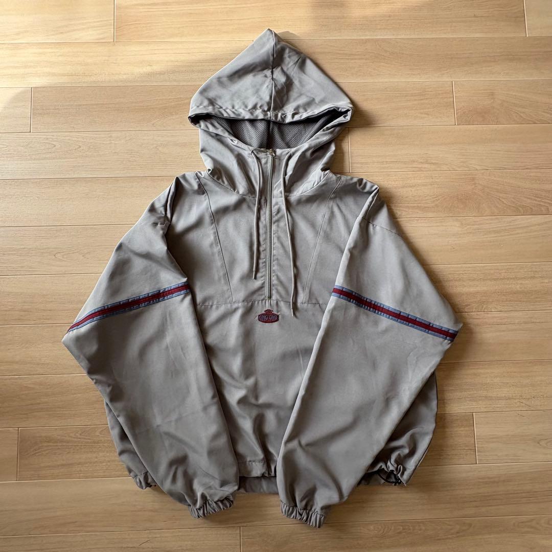 King Gnu LOGO ANORAK JACKET グレーM