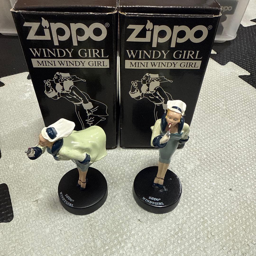 ZIPPO WINDY GIRL ミニフィギュア 2体セット