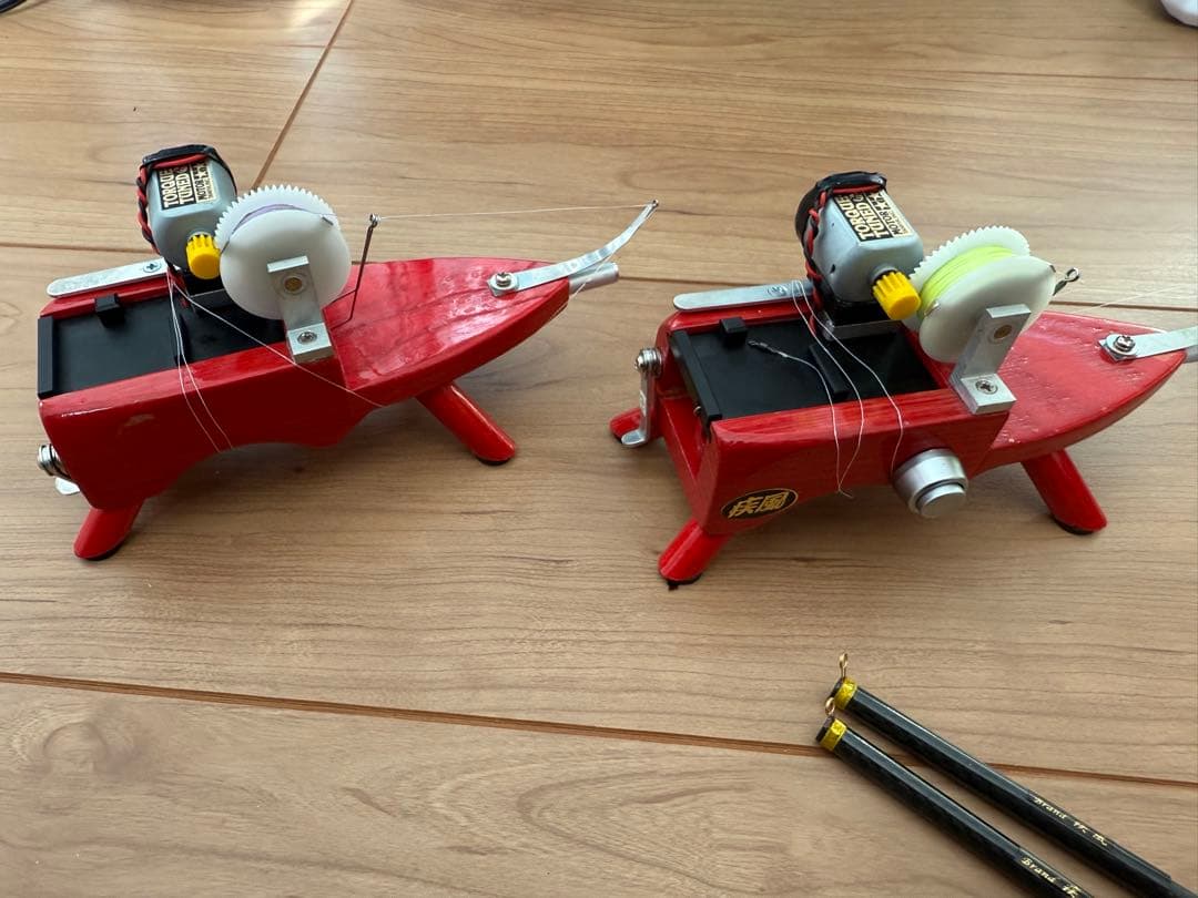 疾風 電動リール左右 70m延長 スピードコントローラー セット