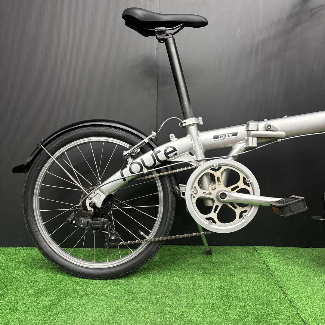 折りたたみ自転車 DAHON route シルバー