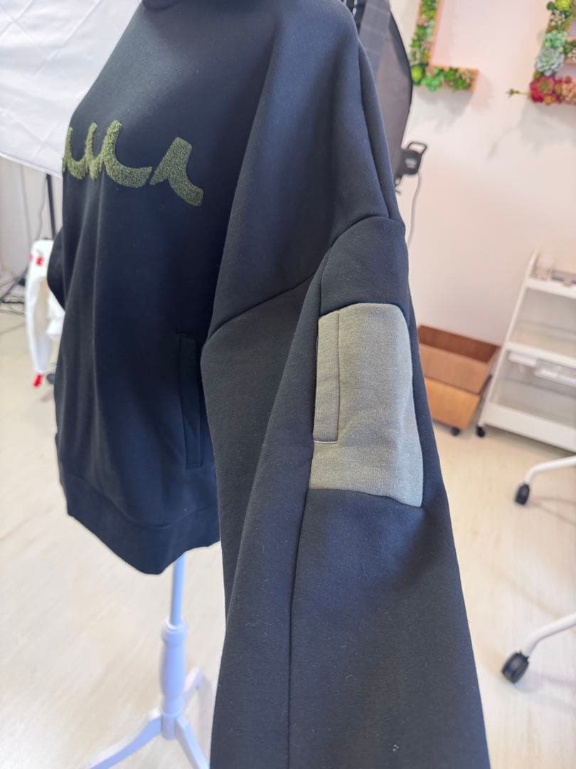 MUTA MARINE ゴルフ　プルオーバーパーカー 黒