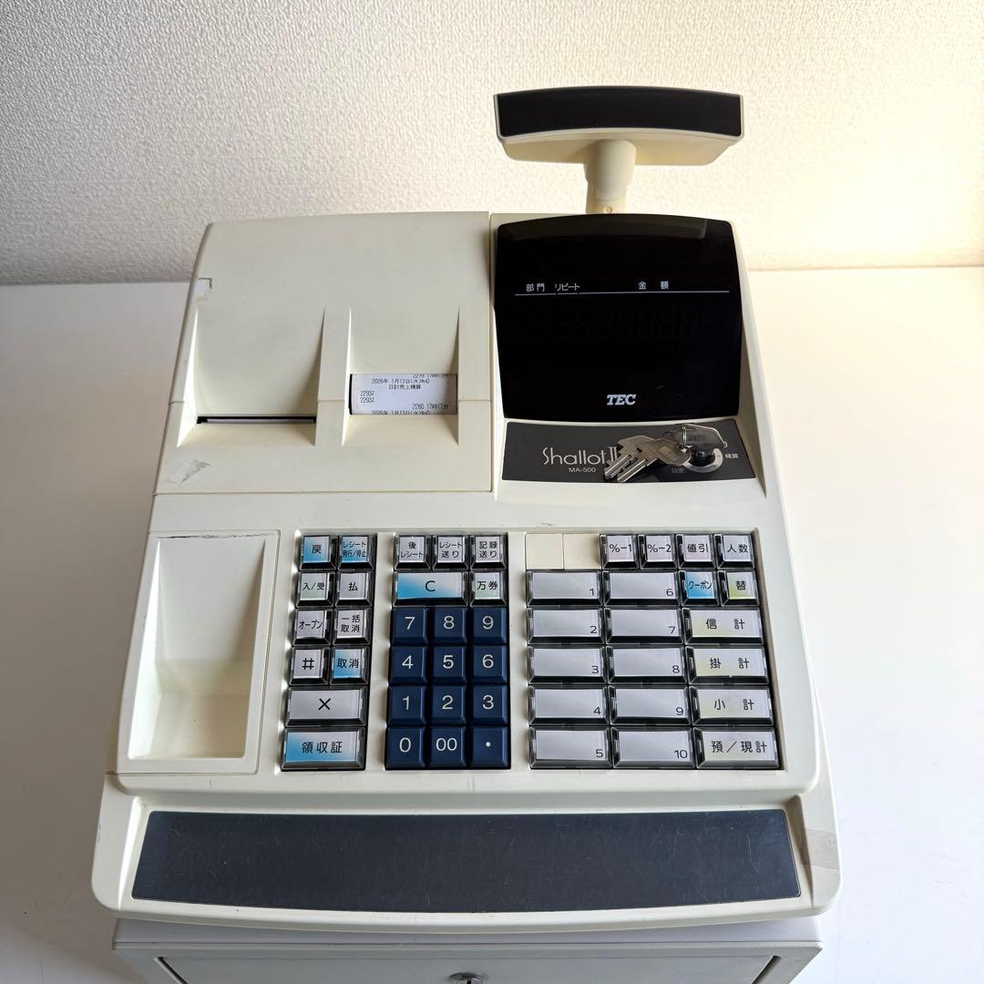 t*0様 東芝テック TEC 電子レジスター MA-500-5-R【NN0115