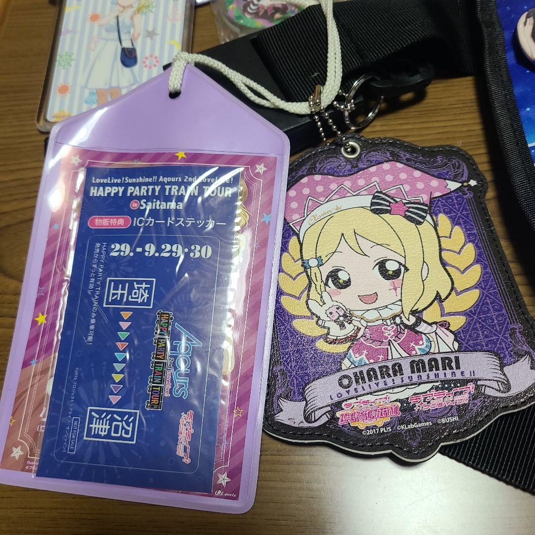ラブライブサンシャイン 小原鞠莉 痛バ メッセンジャーバッグ HPT 缶バッジ