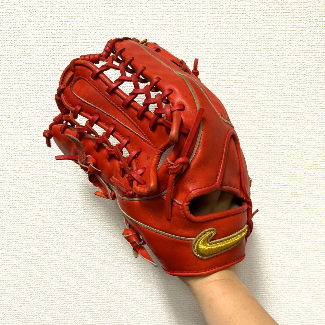 535 ナイキ ダイヤモンドエリート 謝道 美品 硬式 外野手用グローブ 左投げ