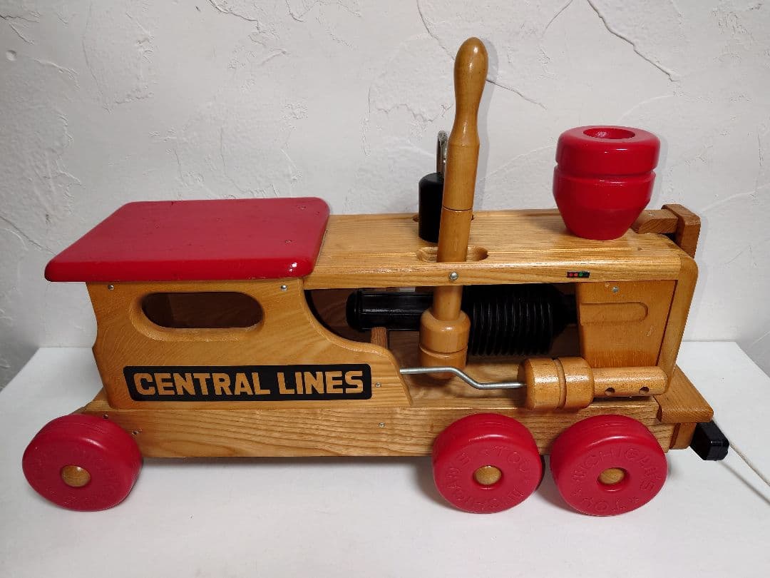 木製機関車 汽車 列車 NICHIGAN′S TOY CENTRAL LINES